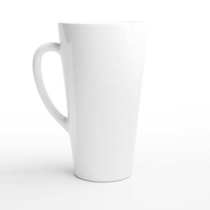 White Latte Mug — Large 17oz Ceramic Mug — Mercury Interior
