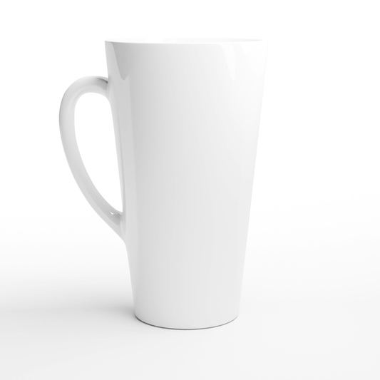 White Latte Mug — Large 17oz Ceramic Mug — Mercury Interior