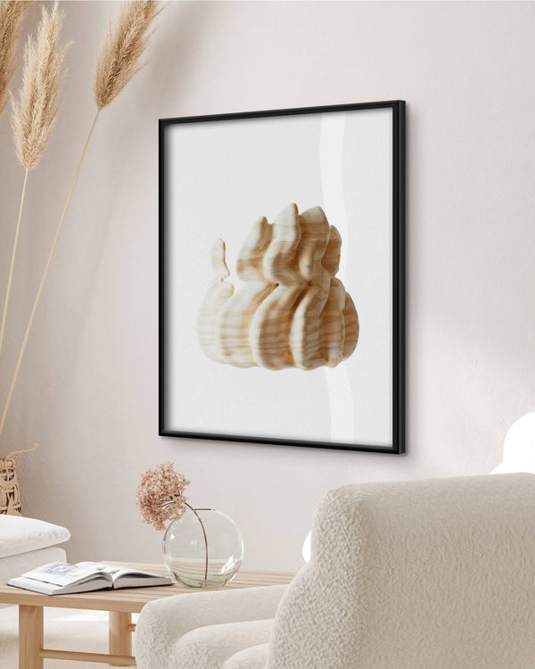 Premium Wooden Framed Poster — Semi-Glossy Paper Art Print — Mercury Interior