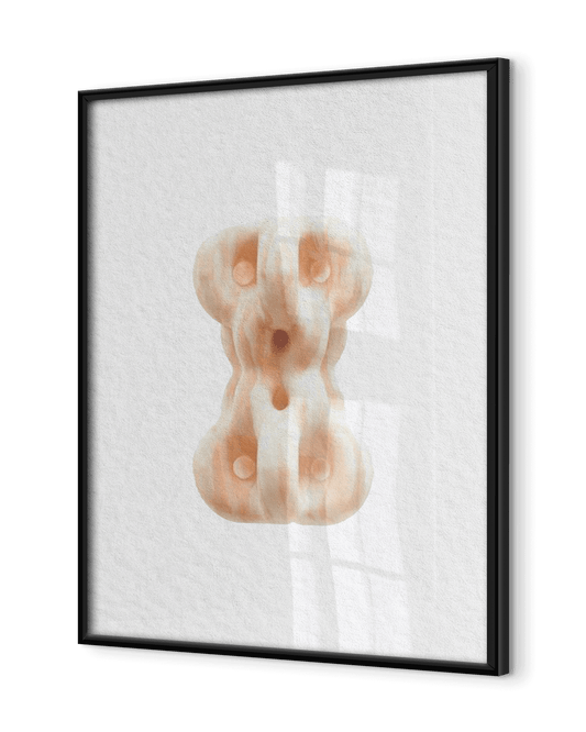 Premium Wooden Framed Poster — Matte Paper Art Print Wall Art — Mercury Interior