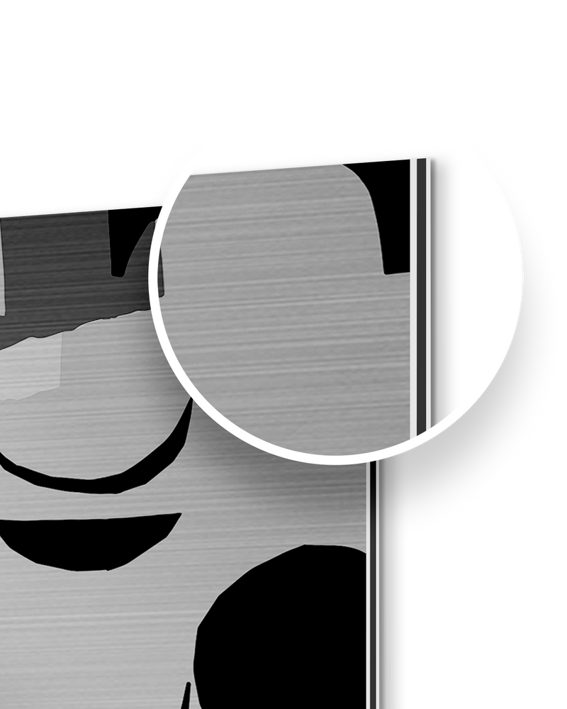 Brushed Aluminum Print - product preview 2